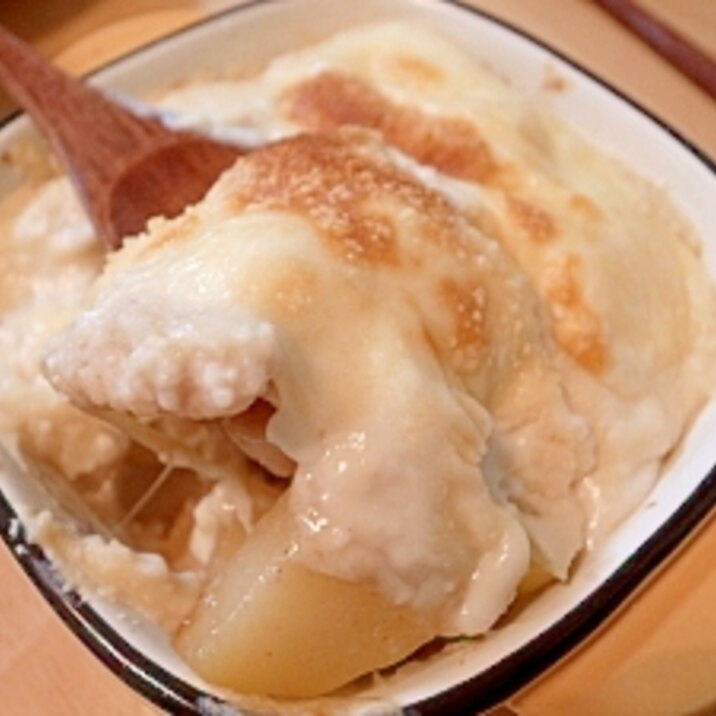 和風山芋グラタン★豆乳クリームソース